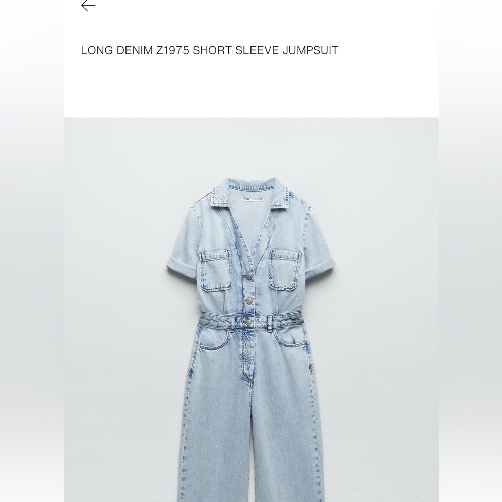 Light Blue Denim Jumpsuit